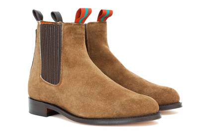 the autumn high chelsea boot in suede