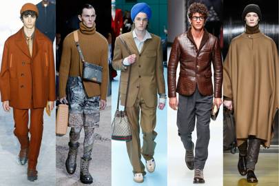 6. You should definitely be wearing brown in town