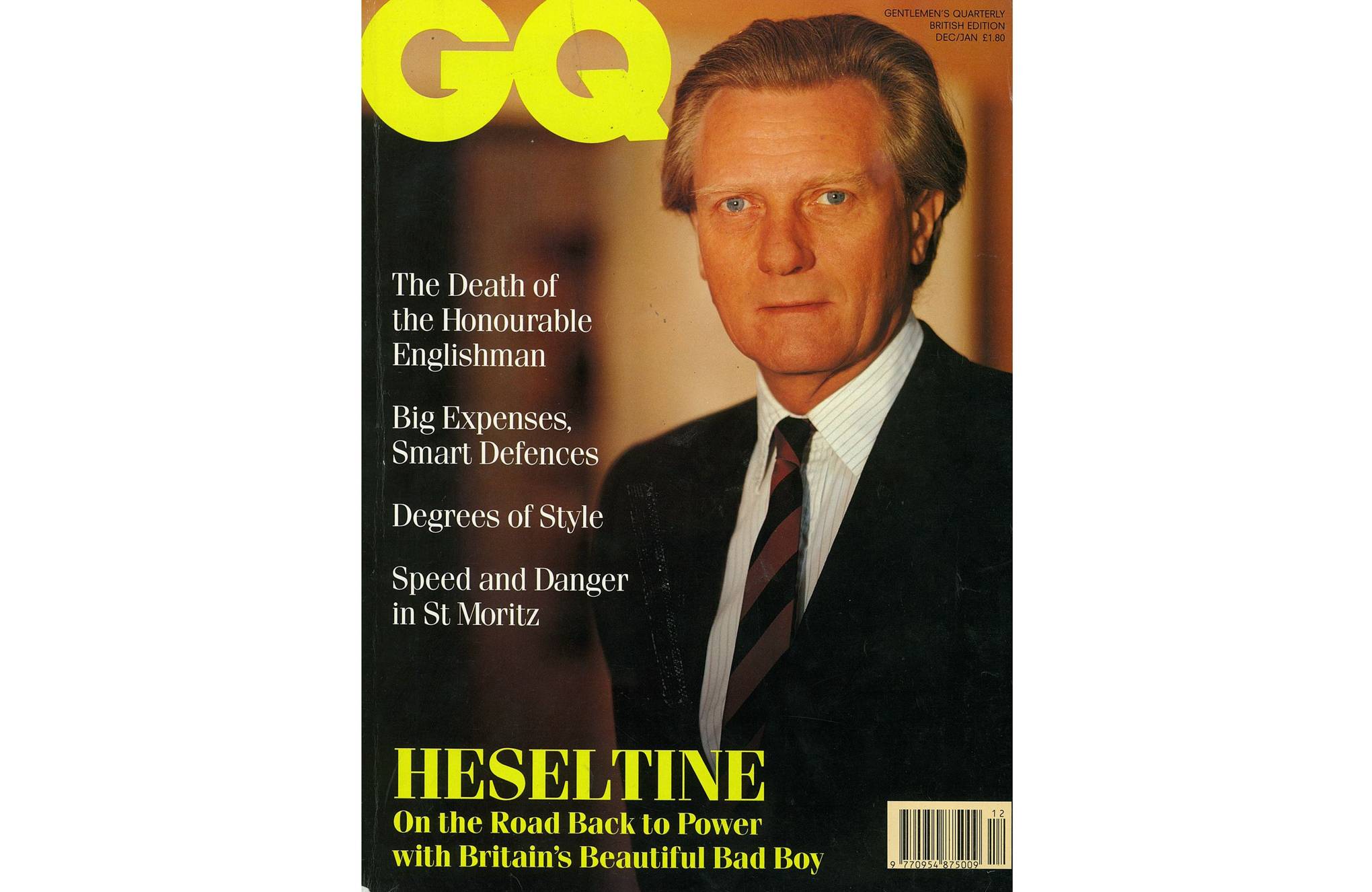 Michael Heseltine Britains Beautiful Bad Boy British GQ