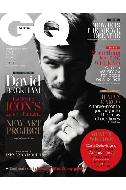David Beckham is celebrated by British GQ with five covers | British GQ