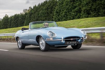 The Jaguar E Type Zero Revealed British Gq The Jaguar E Type Zero Revealed