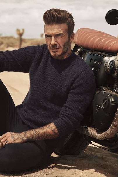 David Beckham shows you how to wear his new H&M Modern Essentials line ...