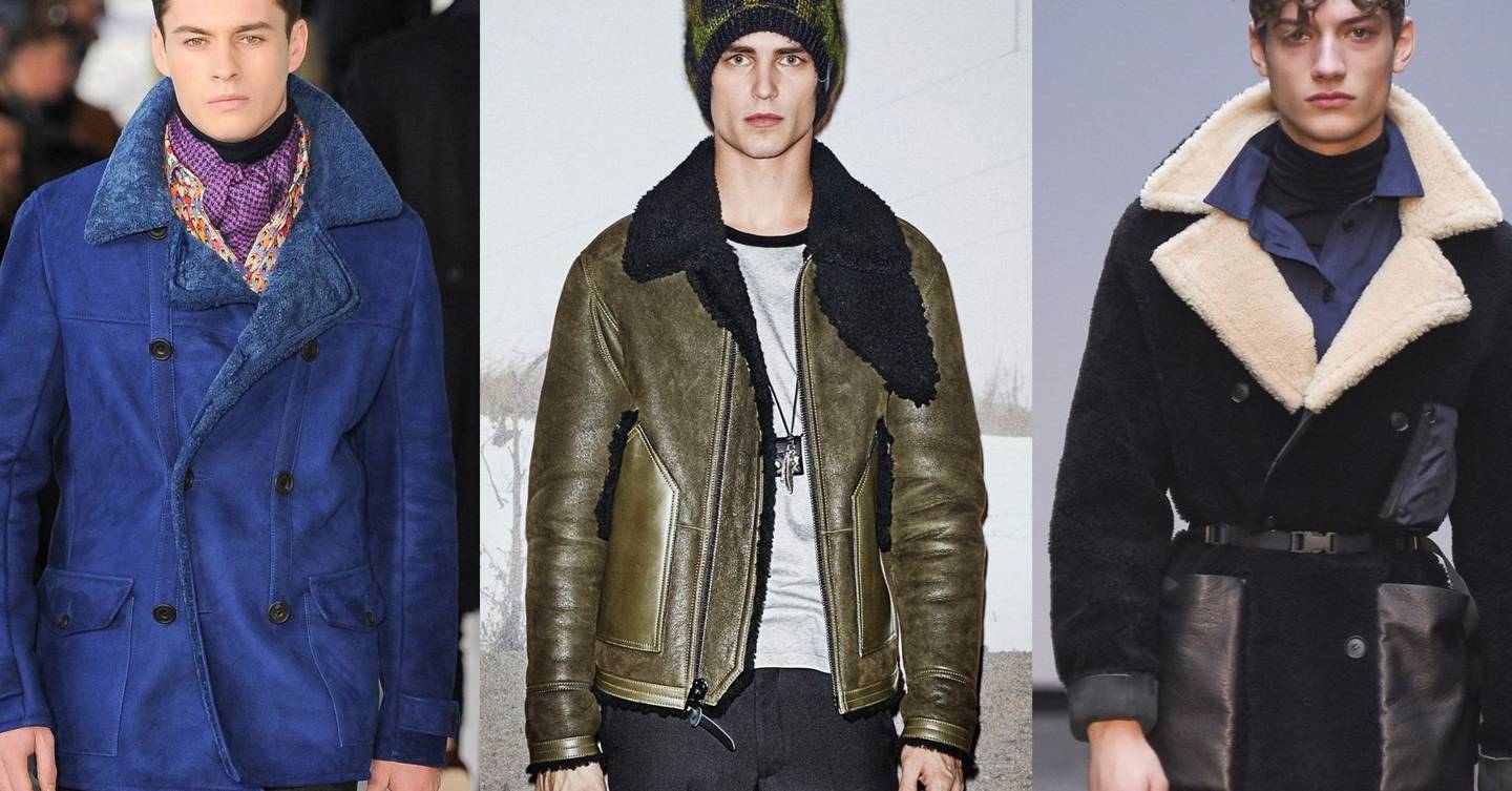 Trending at London Collections: Men: Seventies shearling going strong ...