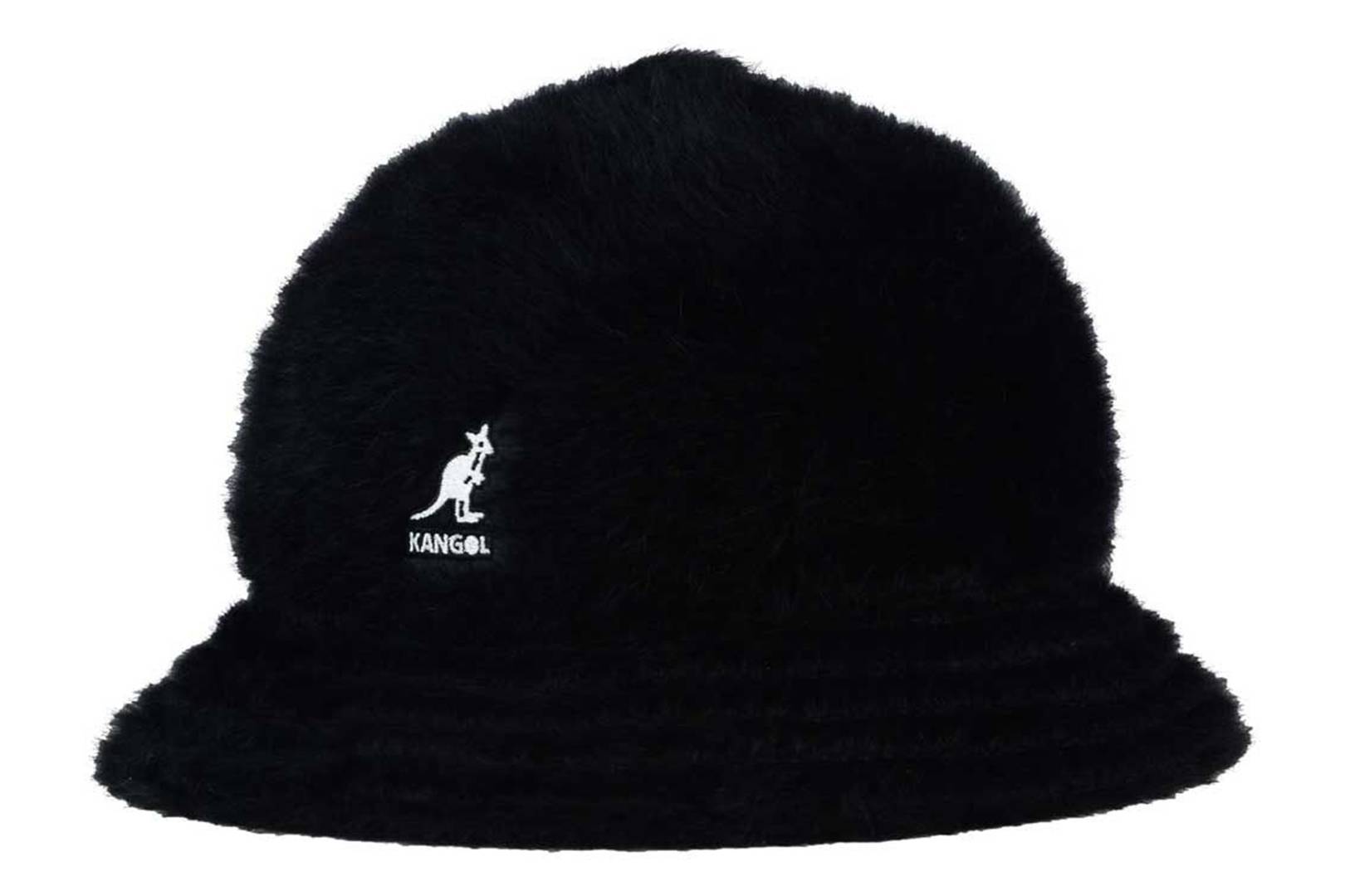 leather kangol bucket hat