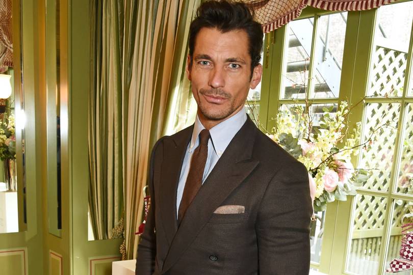 David Gandy shows you the gentlemanly way to mix black and brown ...