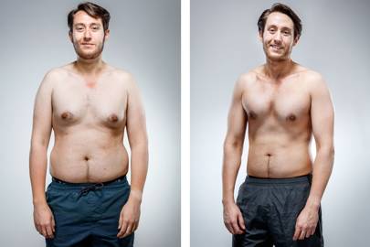 fat belly lose before nick carvell fitness man gq month week fast