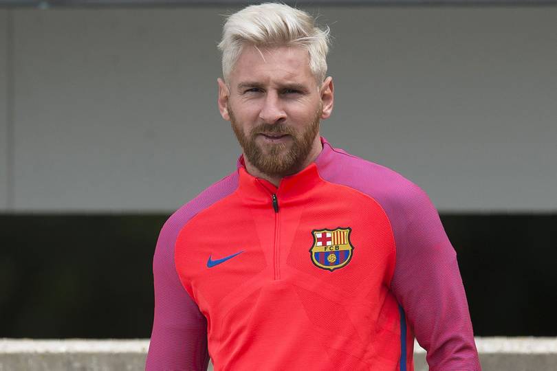 Lionel Messi just dyed his hair blond  How to do bright 
