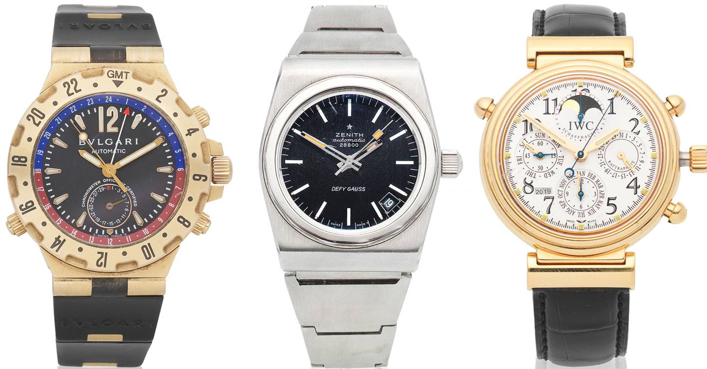 Omega, IWC and Bulgari all star at this month's Bonhams watch auction